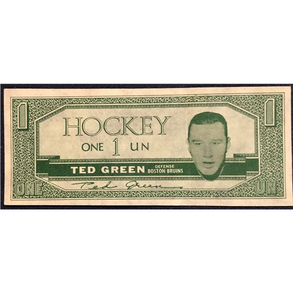 1962-63 TOPPS HOCKEY BUCKS TED GREEN