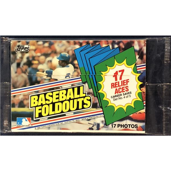1983 TOPPS BASEBALL FOLDOUTS CELLO PACK - SET #4