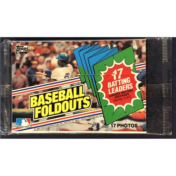 1983 TOPPS BASEBALL FOLDOUTS CELLO PACK - SET #3