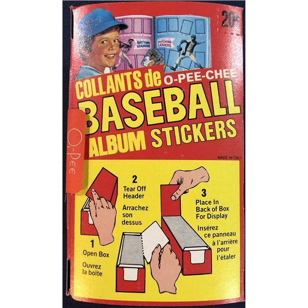 1982 O-PEE-CHEE BASEBALL STICKERS - SEALED BOX