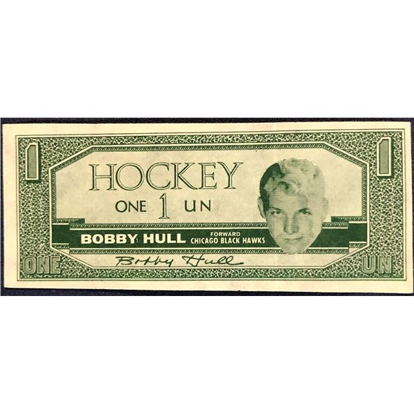 1962-63 TOPPS HOCKEY BUCKS BOBBY HULL (HOF)