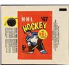 Image 1 : 1966-67 O-PEE-CHEE NHL WRAPPER - BOBBY ORR ROOKIE YEAR