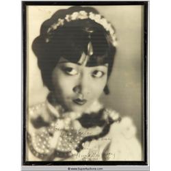 Autographed Photograph of  Anna May Wong {Max Factor Collection}