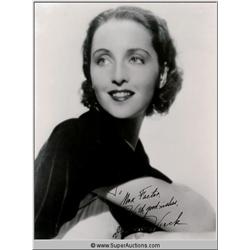 Dorothea Wieck Autographed Negative and Photograph