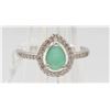 Image 1 : #10-NATURAL EMERALD & ZC RING SIZE  5.75