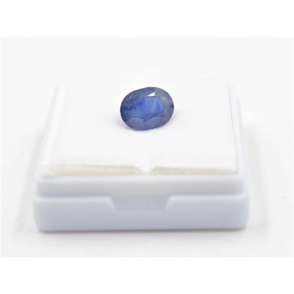 #35-NATURAL BLUE SAPPHIRE STONE 5.60CT