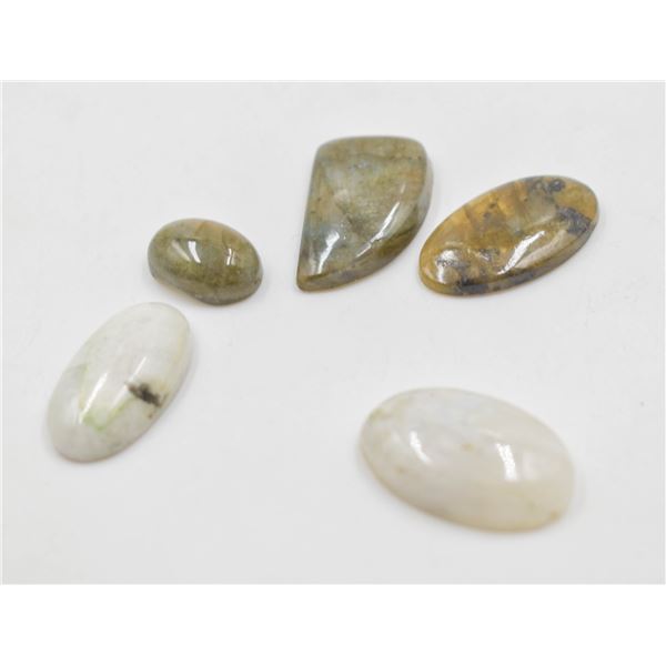 #82- NATURAL LABRADORITE & MOONSTONE 92.50 CT