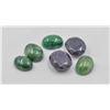 Image 1 : #80-NATURAL SAPPHIRE & EMERALD 85.10CT