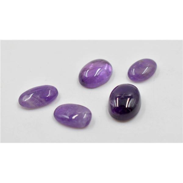 #75-NATURAL AMETHYST GEMSTONES 42.50CT