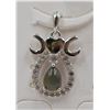 Image 1 : #148- NATURAL MULTI-COLOUR  OPAL & ZC PENDANT