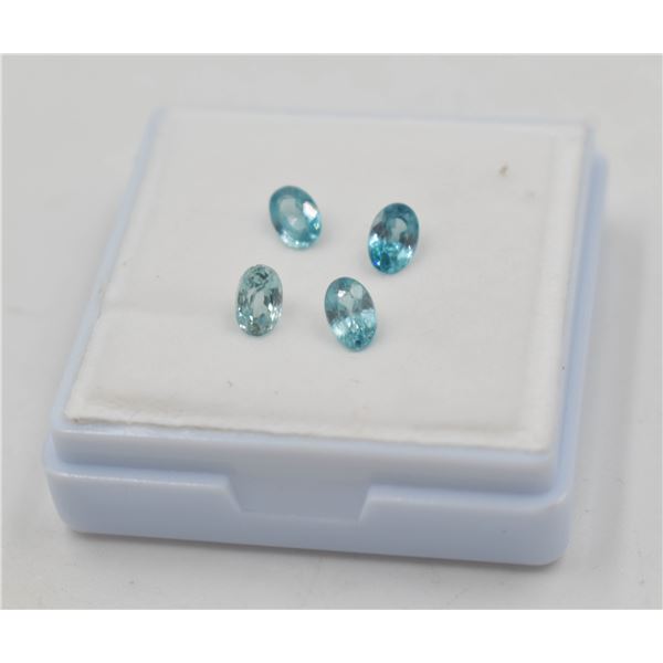 #61- NATURAL SEA FOARM BLUE ZIRCON 3.20 CT
