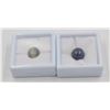 Image 1 : #246-NATURAL  SAPPHIRE 14.50CT & CATE EYE 5.62 CT