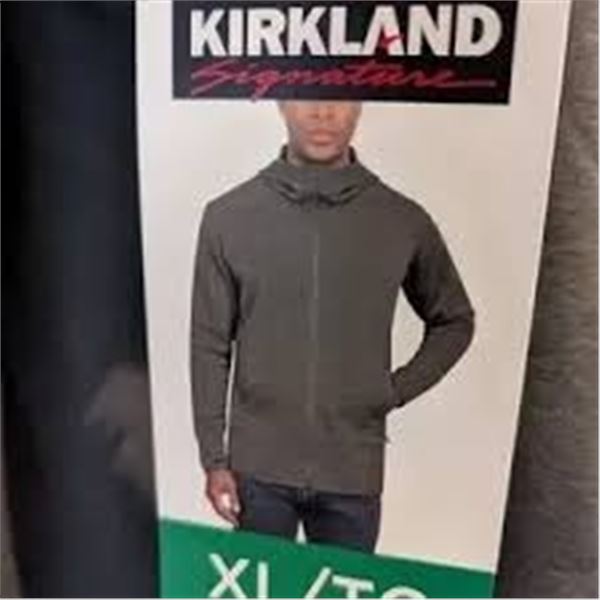NEW KIRKLAND FULL ZIP HOODIE XL