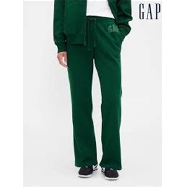 NEW GAP FLEECE JOGGER LARGE GREEN