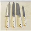 Image 1 : SABATIER BRASS RIVET 4PC KNIFE SET