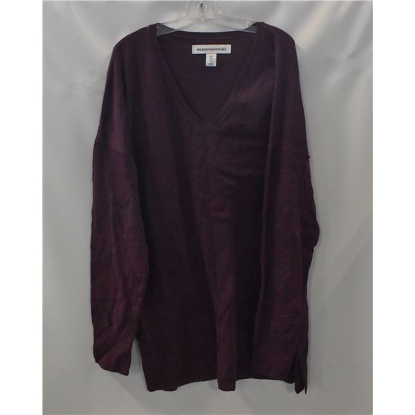 AMAZON ESSENTIALS XL PURPLE SHIRT