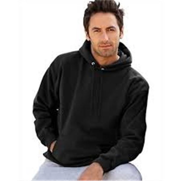 NEW HANES LARGE BLACK HOODIE