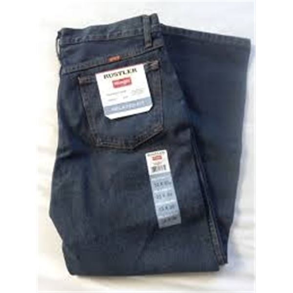 NEW RUSTLER CLASSIC RELAXED FIT 33 X 30 JEANS
