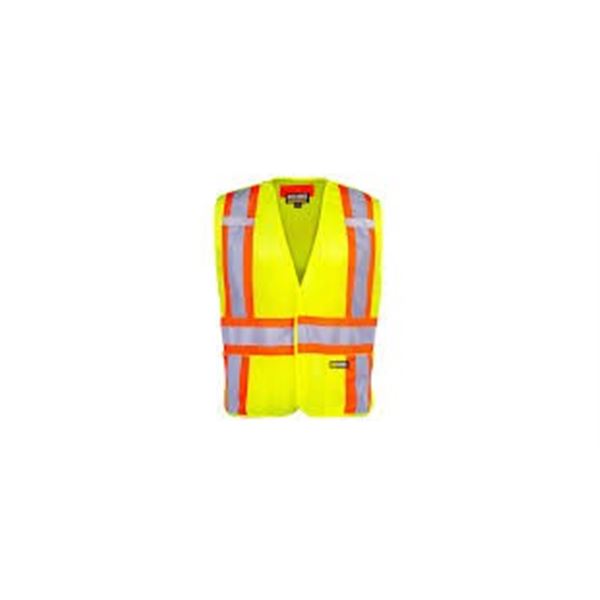 NEW HOLMES WORKWEAR MEDIUM YELLOW WORKVEST