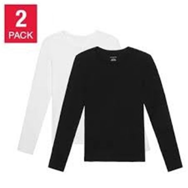 NEW BANANA REPUBLIC 2PK LONG SLEEVE RIB T-SHIRT SM