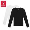 Image 1 : NEW BANANA REPUBLIC 2PK LONG SLEEVE RIB T-SHIRT SM