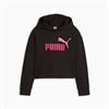 Image 1 : NEW PUMA LARGE BLACK HOODIE PINK LETTERS