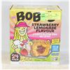 Image 1 : BOX OF 22 BOBO'S STRAWBERRY LEMONADE FLAVOUR