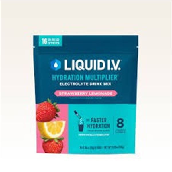 30 X 16G LIQUID IV HYDRATION ELECTROLYTE DRINK MIX
