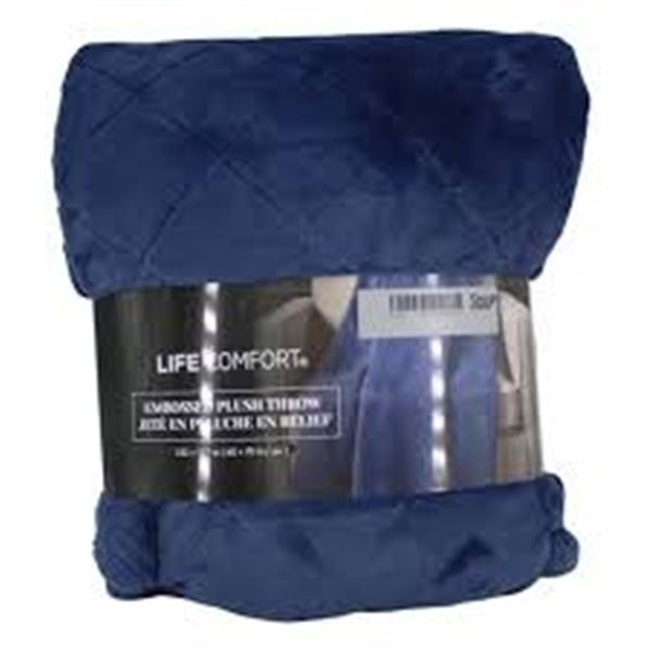 NEW LIFE COMFORT THE ULTIMATE THROW BLANKET BLUE