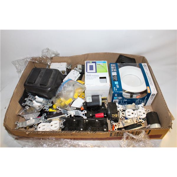 FLAT OF ELECTRICAL SUPPLIES