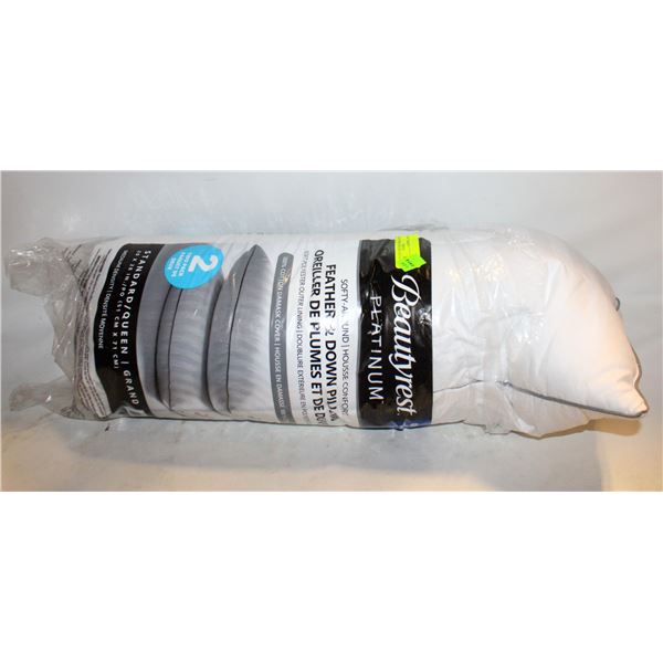 BEAUTYREST FEATHER & DOWN PILLOW 2PK