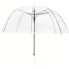 Image 1 : NEW CLEAR BUBBLE UMBRELLA CLEAR DOME WHITE