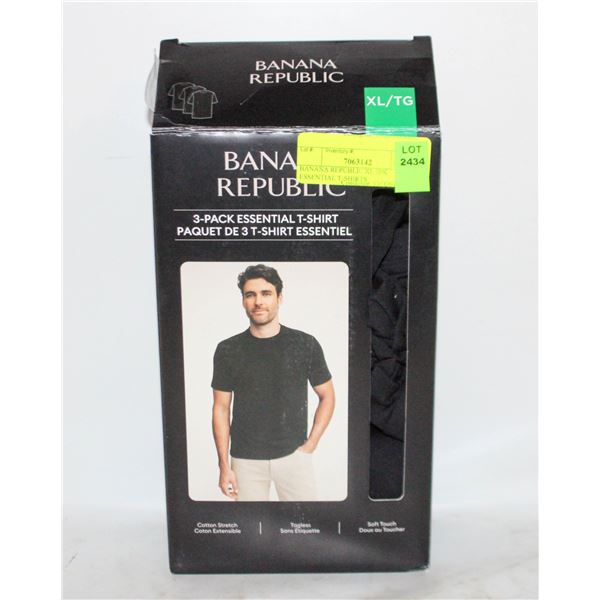 BANANA REPUBLIC XL 3PK ESSENTIAL T-SHIRTS