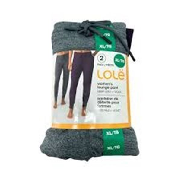 NEW LOLE 2PK WOMENS LOUNGE PANTS XL