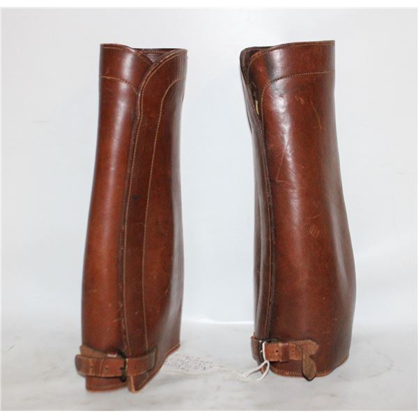 ANTIQUE W.W. I CAVALRY OFFICERS PUTTEES