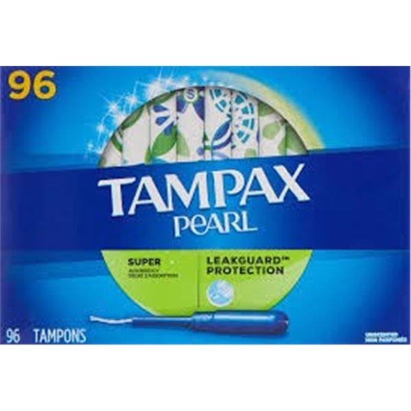 96 TAMPAX PEARL S TAMPONS