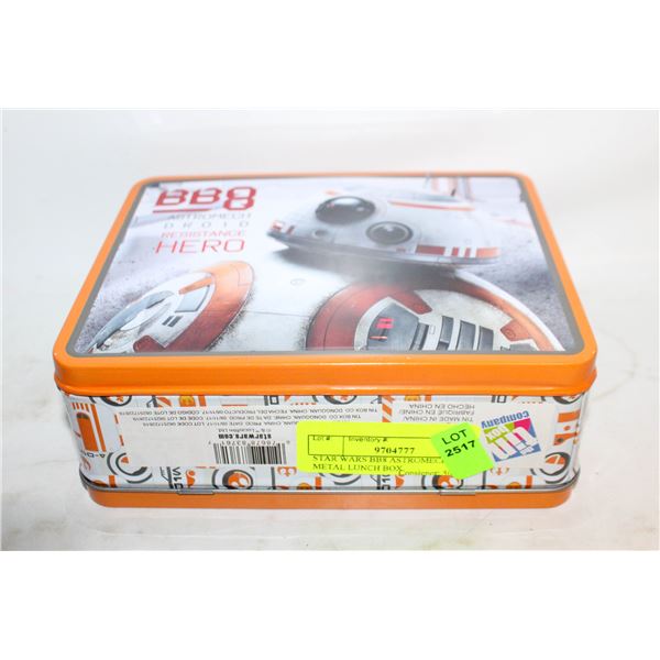 STAR WARS BB8 ASTROMECH DROID METAL LUNCH BOX