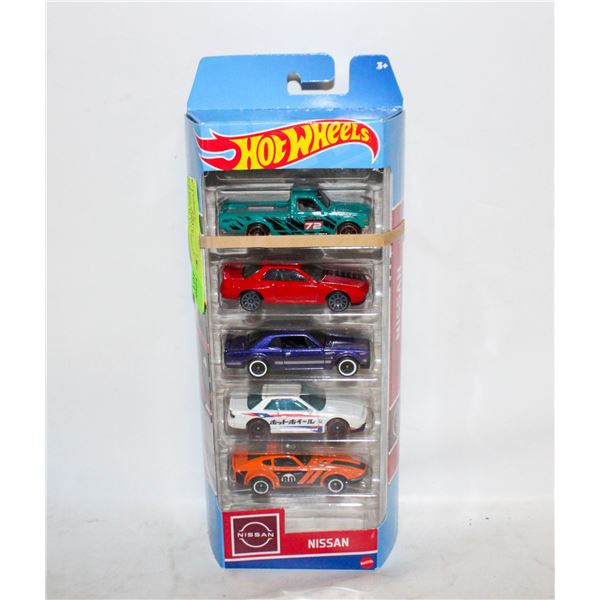 5 PACK HOT WHEELS NISSAN COLLECTION HLY73
