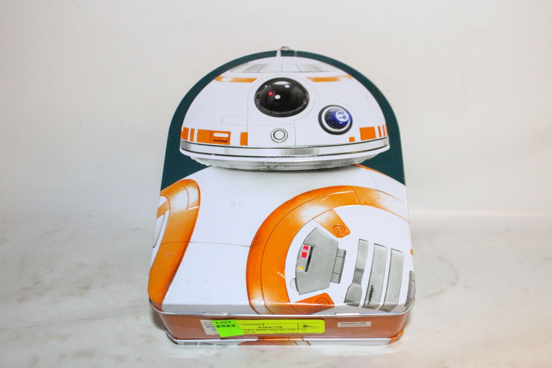 STAR WARS BB8 SHAPE METAL LUNCH BOX