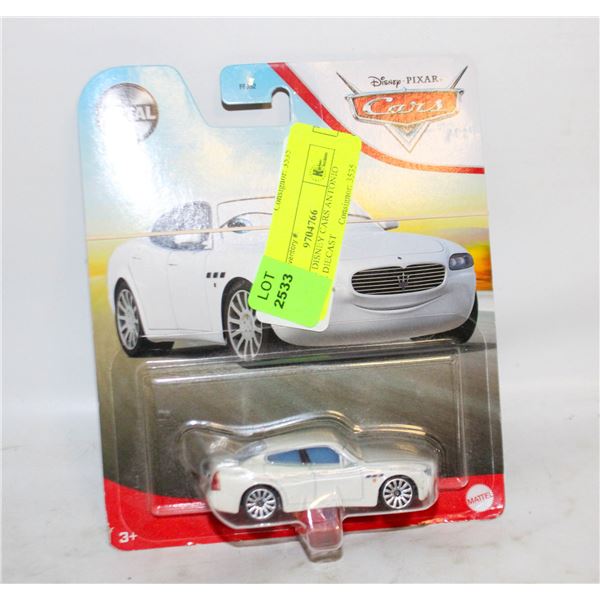 MATTEL DISNEY CARS ANTONIO VELOCE DIECAST