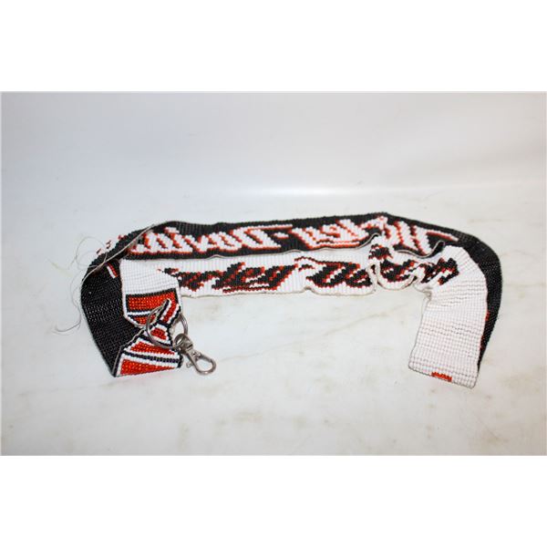 BEADED HARLEY DAVIDSON LANYARD