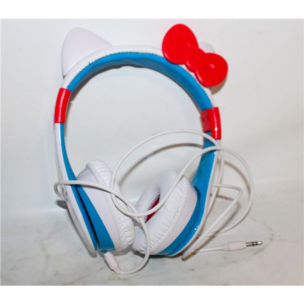 HELO KITTY KIDS HEADPHONES