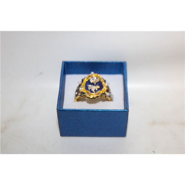 NEW UKRAINIAN STYLE RING SZ8