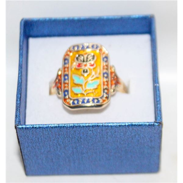 NEW UKRAINIAN STYLE RING SZ8