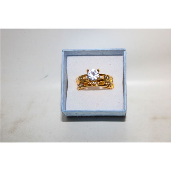 NEW 2PCS/SET RING SET SZ7