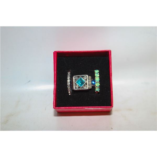 NEW 3PCS/SET RING SET SZ7