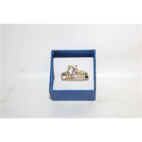 NEW 2PCS/SET RING SET SZ9