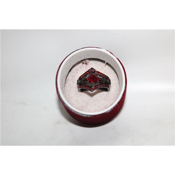 NEW 2PCS/SET RING SET SZ8