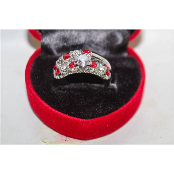 NEW 2PCS/SET RING SET SZ7