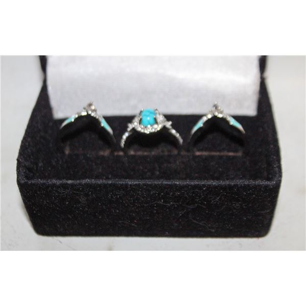NEW 3PCS/SET RING SET SZ9